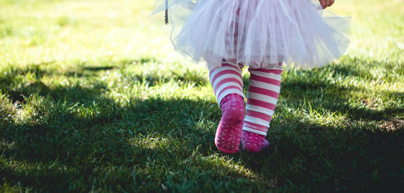 Toddler in a tutu